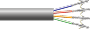 Multiconductor cable crimping